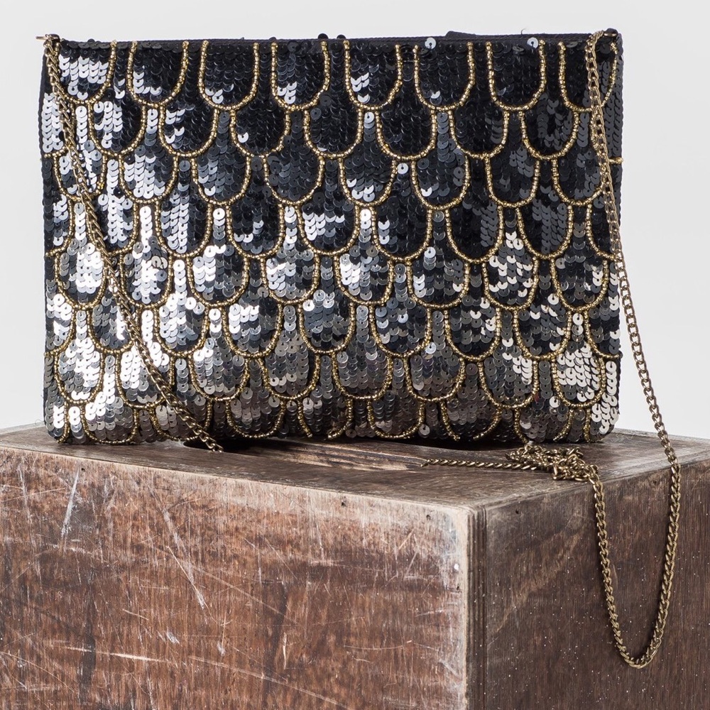 Hannah, Hand Beaded Evening Bag by AMPOUR